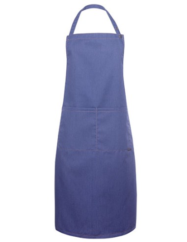 K-LS22-Bib Apron Jeans-Style With Pocket